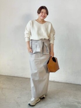 「RIVE DROITE（リヴドロワ）の【MONN×Yoshiiiiii】デニムシャツワンピース」を使った、RIVE DROITE officialさんのコーディネート