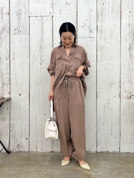 RIVE DROITE officialさん（レディース・159cm）の冬コーディネート