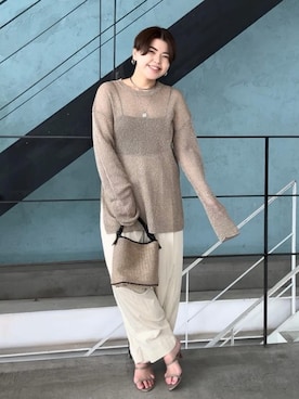 RIVE DROITE officialさん（レディース・161cm）の夏コーディネート