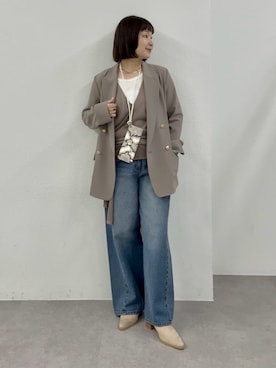 RIVE DROITE officialさん（レディース・158cm）の冬コーディネート