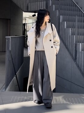 RIVE DROITE officialさん（レディース・163cm）の冬コーディネート