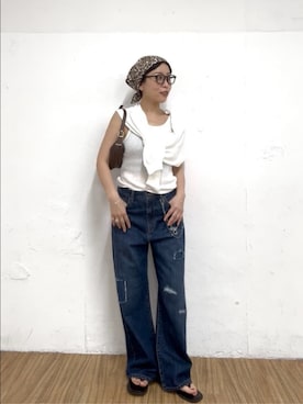 RIVE DROITE officialさん（レディース・160cm）の夏コーディネート