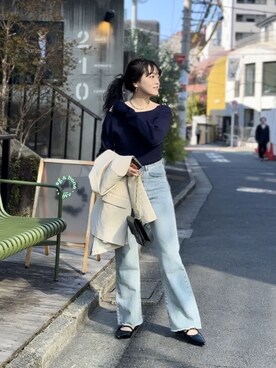 RIVE DROITE officialさん（レディース・157cm）の冬コーディネート