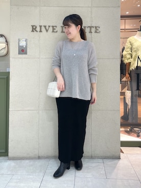 RIVE DROITE officialさん（レディース・161cm）の秋コーディネート