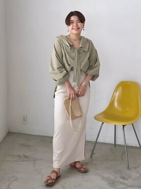 RIVE DROITE officialさん（レディース・161cm）の夏コーディネート