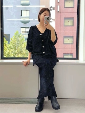 「RIVE DROITE（リヴドロワ）のアイテム（ブーツ）」を使った、RIVE DROITE officialさん（骨格ウェーブ・レディース・161cm）の秋コーディネート