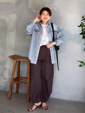 RIVE DROITE officialさん（レディース・161cm）の春コーディネート
