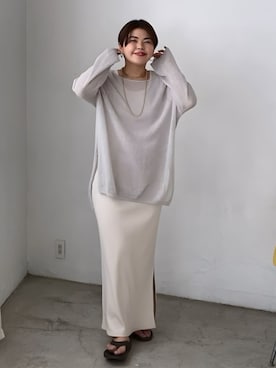 「タンクワンピース」｜RIVE DROITE officialさん（レディース・161cm）の春コーディネート