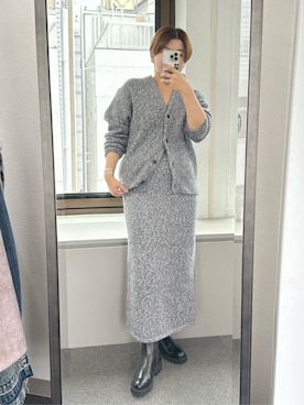 「RIVE DROITE（リヴドロワ）のアイテム（ブーツ）」を使った、RIVE DROITE officialさん（骨格ウェーブ・レディース・161cm）の秋コーディネート