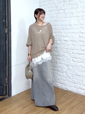 RIVE DROITE officialさん（レディース・152cm）の夏コーディネート