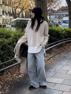 RIVE DROITE officialさん（レディース・163cm）の冬コーディネート