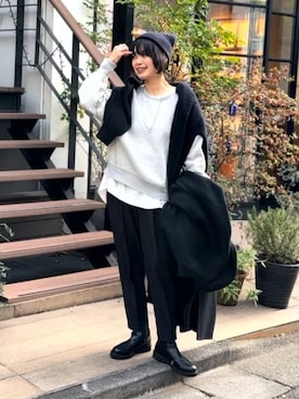 RIVE DROITE officialさん（レディース・163cm）の冬コーディネート