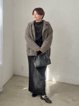 RIVE DROITE officialさん（レディース・161cm）の冬コーディネート