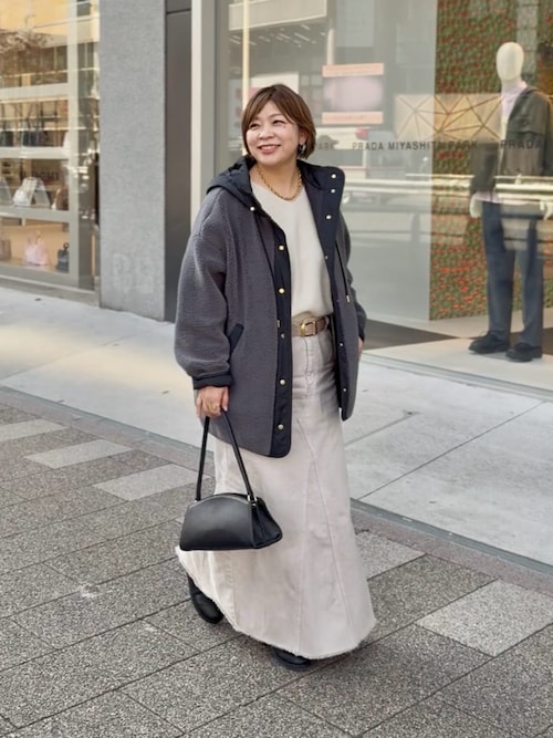 セール】【MONN.:.(モン)】LOOSE DENIM SKIRT（デニムスカート）｜RIVE