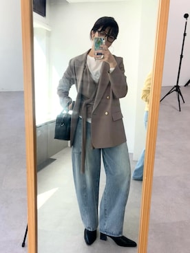 RIVE DROITE officialさん(レディース・163cm)の冬コーディネート