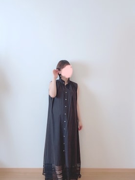 「Spick & Span（スピックアンドスパン）のアイテム（ワンピース）」を使った、yu.さん（レディース・149cm）の夏コーディネート