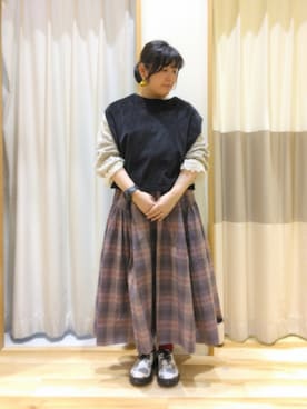 ほんま【154㎝】さん（レディース・154cm）の秋コーディネート