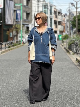 「アイテム（手袋）」を使った、akko325さん（レディース・156cm）の秋コーディネート