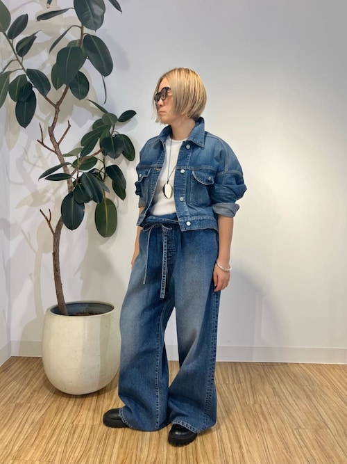 Whim Gazetteakko325さんのデニムジャケットを使ったコーディネート
