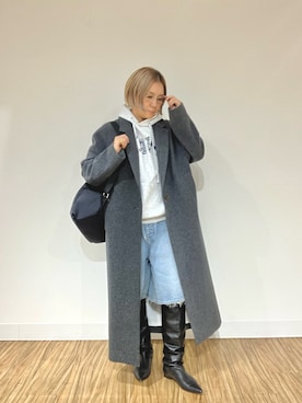 「アイテム（バックパック/リュック）」を使った、akko325さん（レディース・156cm）の秋コーディネート