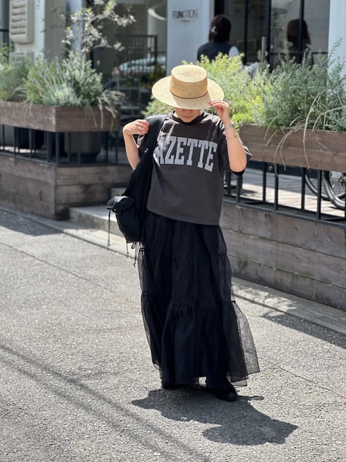 GAZETTEロゴTシャツ（Tシャツ/カットソー）｜Whim Gazette