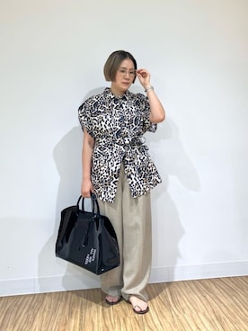 「サファリコーデ」｜akko325さん（レディース・156cm）の春コーディネート