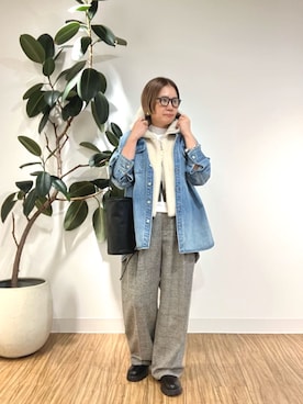 「Whim Gazette（ウィムガゼット）のアイテム」を使った、akko325さん（骨格ストレート・レディース・156cm）の夏コーディネート
