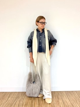 「アイテム（バンダナ/スカーフ）」を使った、akko325さん（レディース・156cm）の夏コーディネート