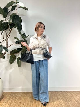 「カウチン」｜akko325さん（レディース・156cm）の夏コーディネート