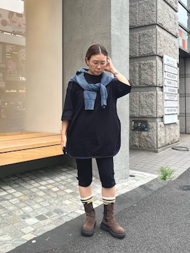 「雨の日」｜akko325さん（レディース・156cm）の夏コーディネート