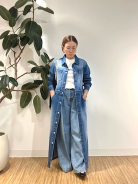 「Whim Gazette（ウィムガゼット）のアイテム（ワンピース/ドレス）」を使った、akko325さん（レディース・156cm）の夏コーディネート