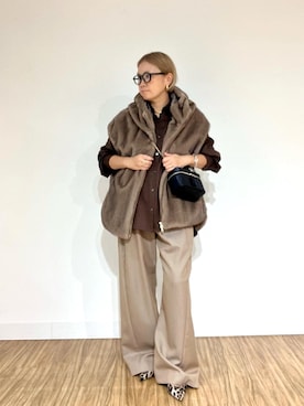 「秋服」｜「アイテム（その他アウター）」を使った、akko325さん（レディース・156cm）の秋コーディネート