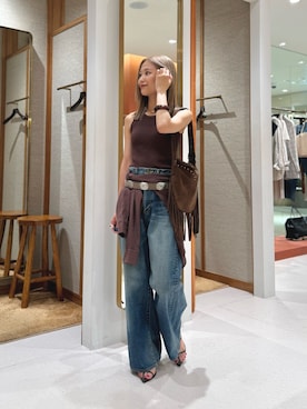 「marco masi（マルコマージ）のアイテム」を使った、nagisaさん（レディース・163cm）の夏コーディネート