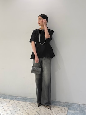 「THE PAUSE（ザ ポーズ）のアイテム」を使った、nagisaさん（レディース・163cm）の春コーディネート