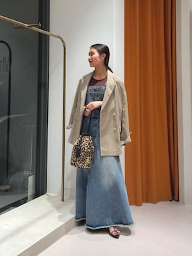 「marco masi（マルコマージ）のアイテム」を使った、nagisaさん（レディース・163cm）の春コーディネート