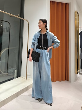 「Drawing Numbers（ドローイング ナンバーズ）のアイテム（トップス）」を使った、nagisaさん（レディース・163cm）の春コーディネート