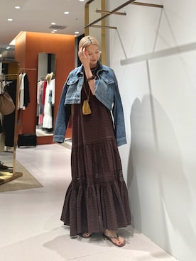 「アイテム（チャーム）」を使った、nagisaさん（レディース・163cm）の夏コーディネート