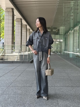 「THE PAUSE（ザ ポーズ）のアイテム」を使った、nagisaさん（レディース・162cm）の秋コーディネート