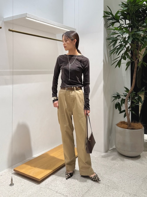 ウィムガゼット バイオ加工チノパンツ ベージュ Whim Gazette(ウィム ガゼット)｜バイオ加工チノパンツ/ベージュ の