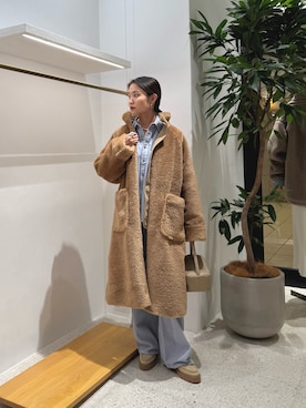 「アイテム（チョーカー）」を使った、nagisaさん（レディース・163cm）の秋コーディネート