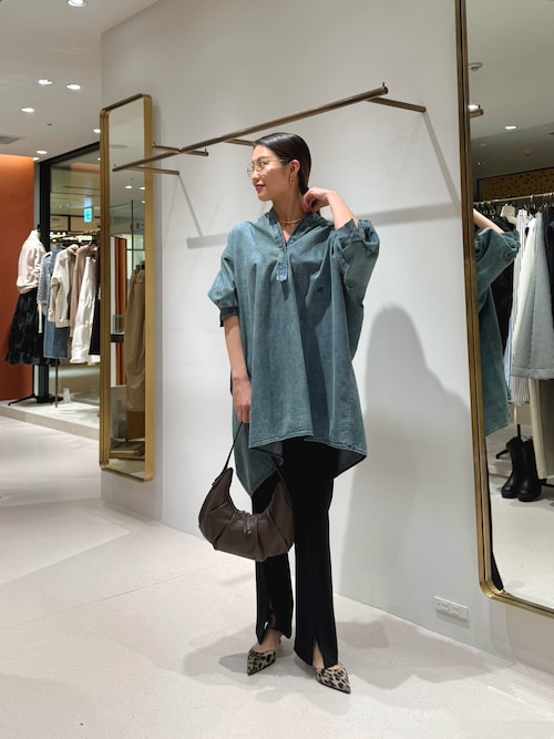 DENIM刺繍チュニックシャツ（シャツ/ブラウス）｜Whim Gazette（ウィム