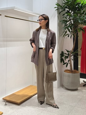 「アイテム（パンプス、イエロー系）」を使った、nagisaさん（レディース・162cm）の夏コーディネート