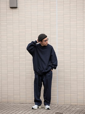 「アイテム（スウェット）」を使った、イケコイケさん（メンズ・165cm）の夏コーディネート