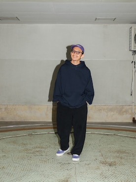 「アイテム（パーカー）」を使った、イケコイケさん（メンズ・165cm・30代）の秋コーディネート