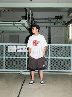 「新作」｜イケコイケさん（メンズ・165cm）の夏コーディネート