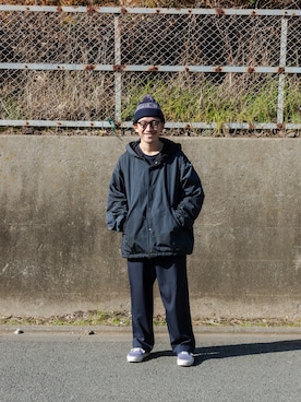 イケコイケさん(メンズ・165cm)の冬コーディネート