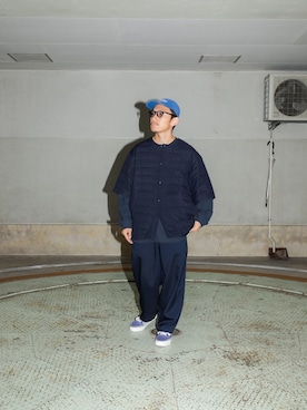 「アイテム（その他アウター）」を使った、イケコイケさん（メンズ・165cm・30代）の秋コーディネート