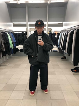 イケコイケさん（メンズ・165cm）の冬コーディネート