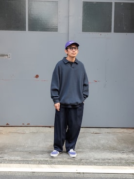 「アイテム（ポロシャツ）」を使った、イケコイケさん（メンズ・165cm）の秋コーディネート