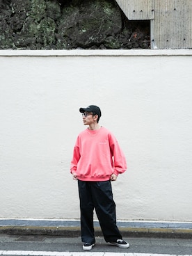 「URBAN RESEARCH（アーバンリサーチ）のアイテム（スウェット）」を使った、イケコイケさん（メンズ・165cm）の春コーディネート